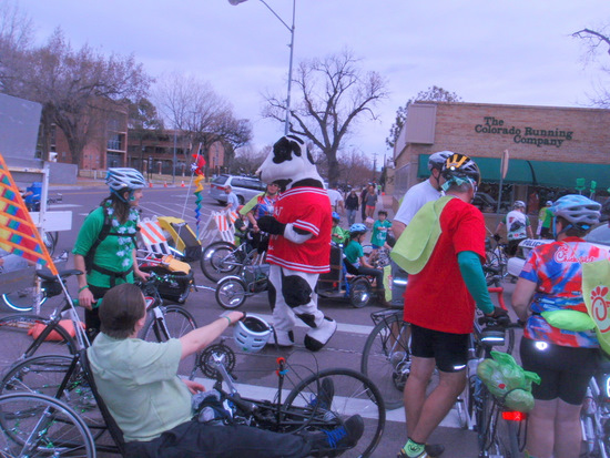 Parade Staging Area.